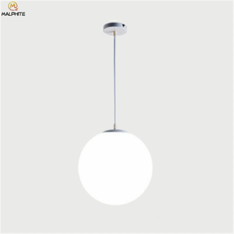 Скандинавский минималистичный шар подвесной светильник люстра освещение led hanglamp