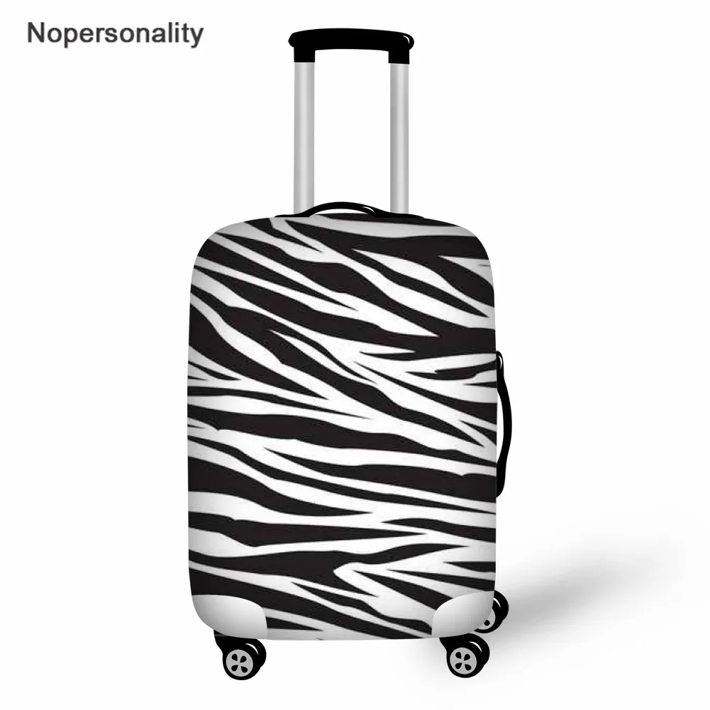 Z3349 Nopersonality Zebra аксессуары для путешествий Эластичный Защитный чехол для багажа подходит для 18-32 дюймов чехол для тележки чемодан пылезащитный чехол - Цвет: Z3349