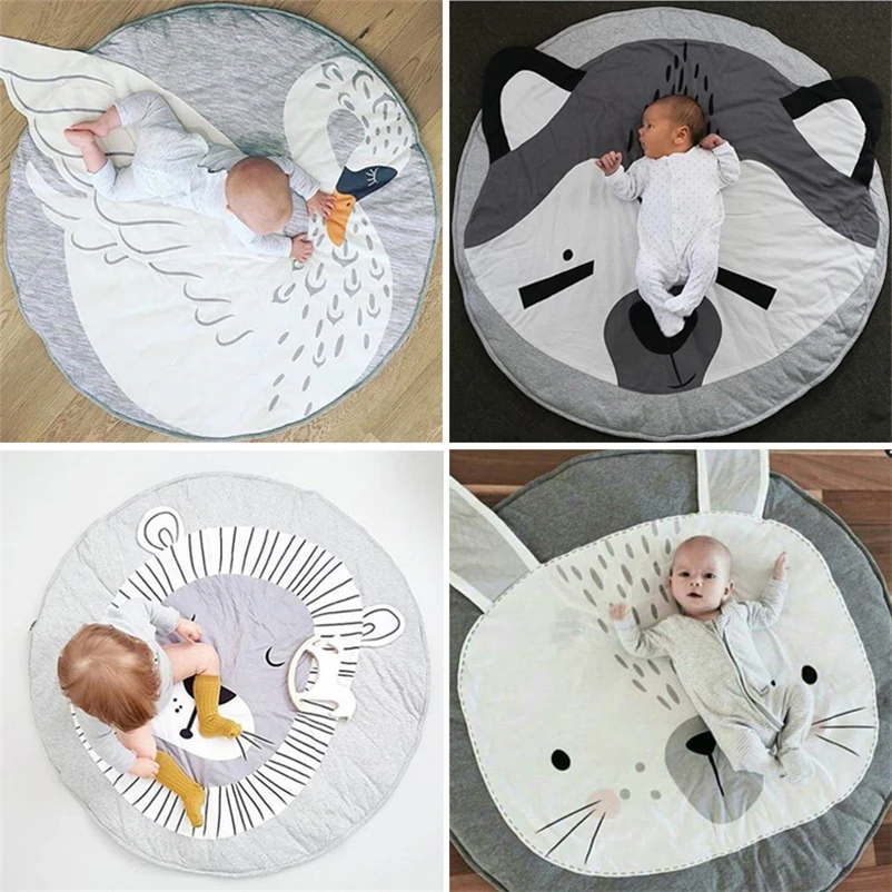 Cutton Детская игра коврик Детский ковер пол хлопок ползать коврик Tapete Para Bebe ковер в детской детский коврик Speelkleed Playcloth