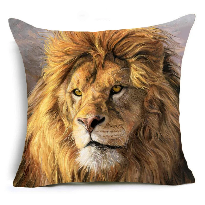 Серия &quotЖивотные&quot узор Полиэстеровая подушка крышка Индийский Слон