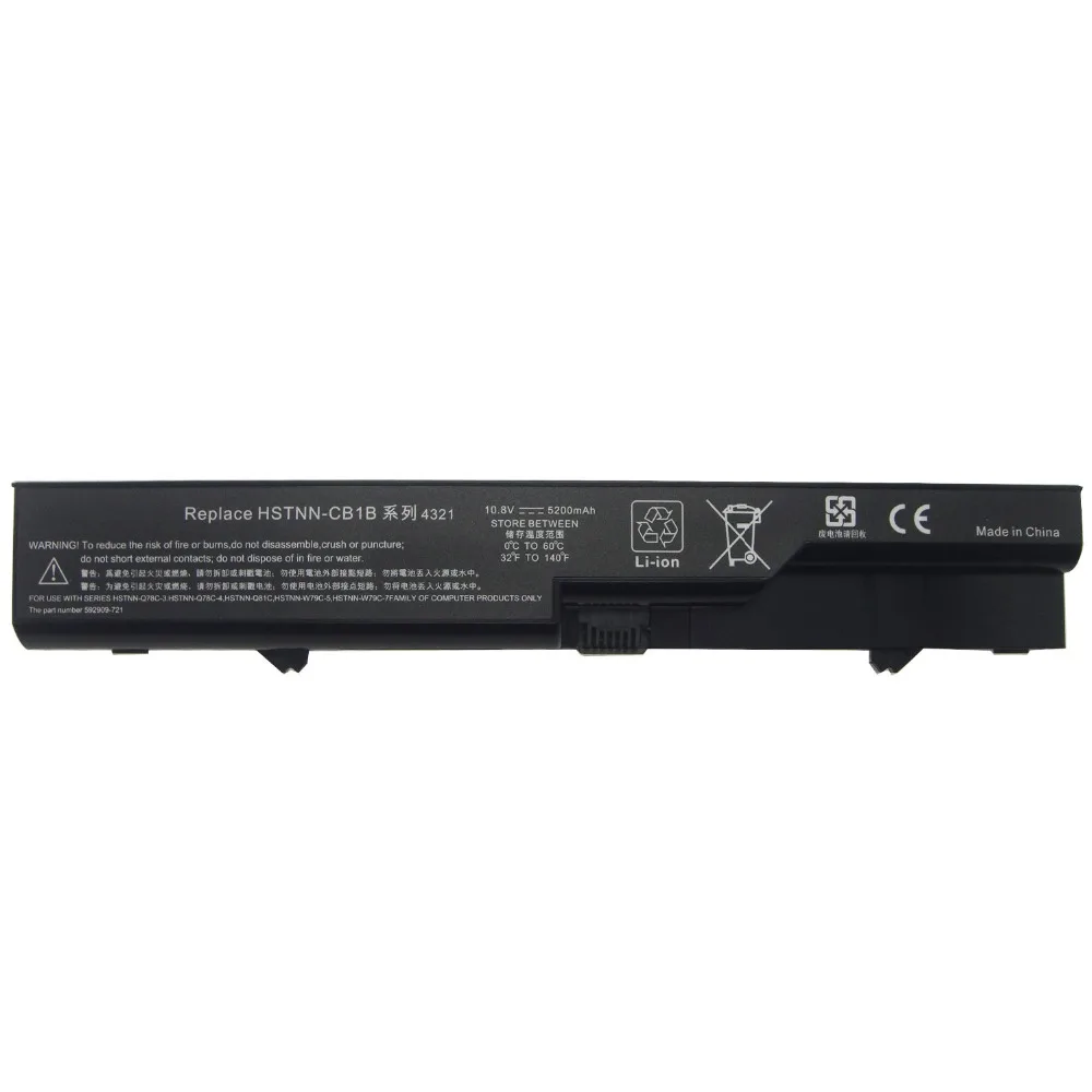 HSTNN-CB1B Li-ion Battery 6 Cells 10.8V 5200mAh Replacement Laptop Batteries for HP Compaq 620 320 425 ProBook 4321 Series PC | Компьютеры