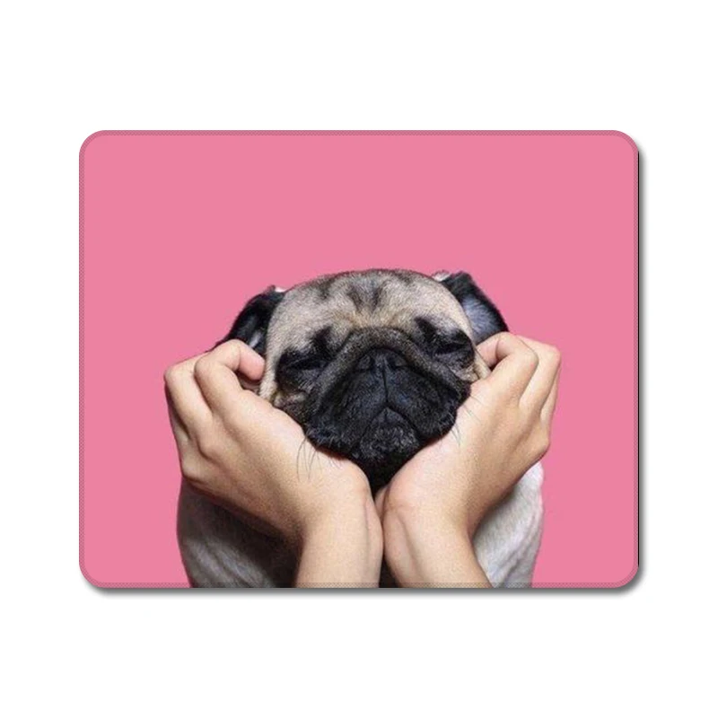 Поп Цвет бульдог Собака милые животные Дети природа резиновый коврик для мыши