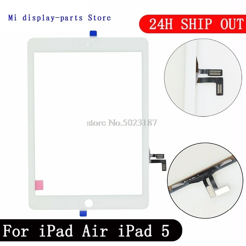 Новинка для iPad Air 1 5 сенсорный экран дигитайзер без кнопки Домой передний