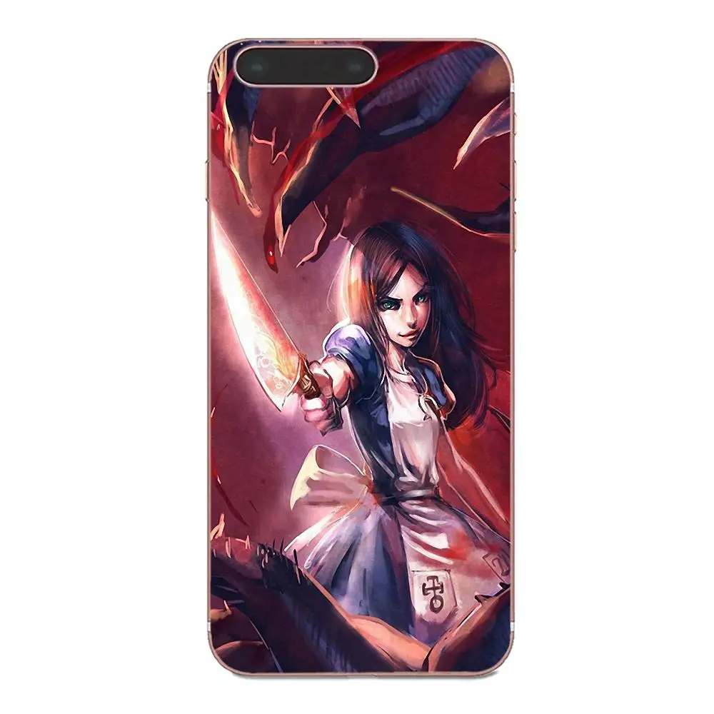 Для Xiaomi Redmi Note 2 3S 4 4A 4X 5 5A 6 6A Pro Plus TPU узоры Pretty Alice Madness Returns|Чехлы-накладки| |