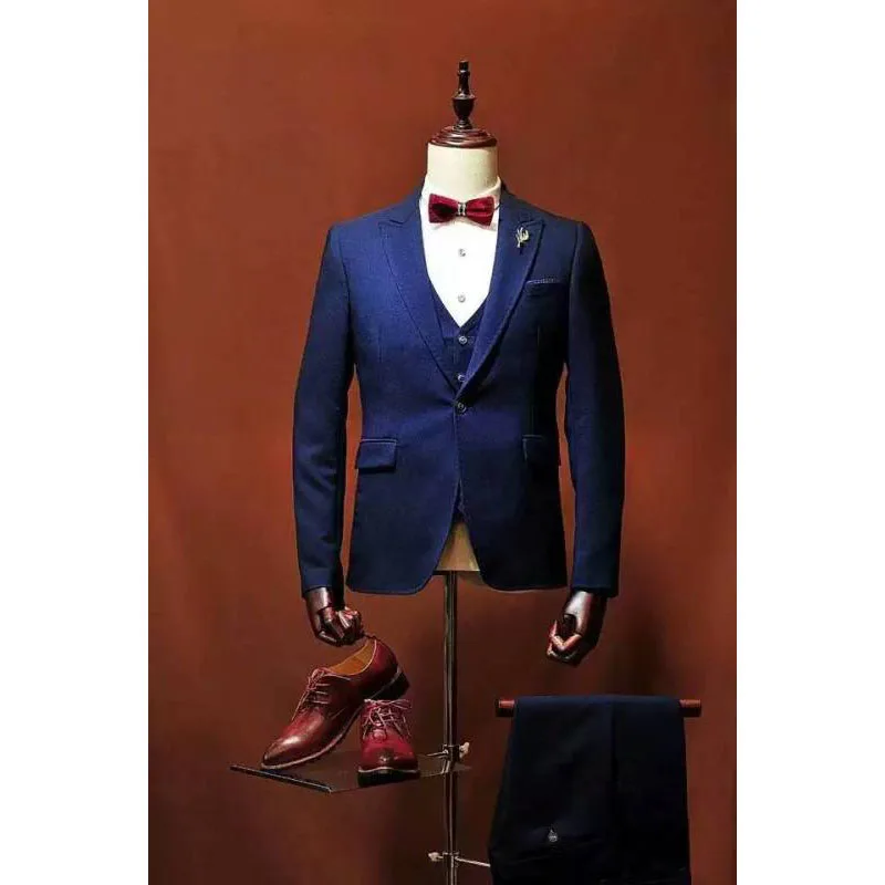 Весна 2018 последний пиджак и брюки дизайнерский мужской костюм мужские костюмы