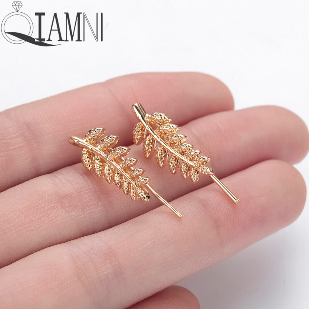 Серьги QIAMNI из нержавеющей стали элегантные серьги с подарок на день рождения