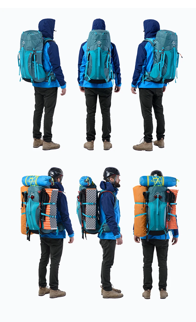 Naturehike 45L рюкзак для путешествий, профессиональный походный рюкзак с подвеской, походные рюкзаки, рюкзак
