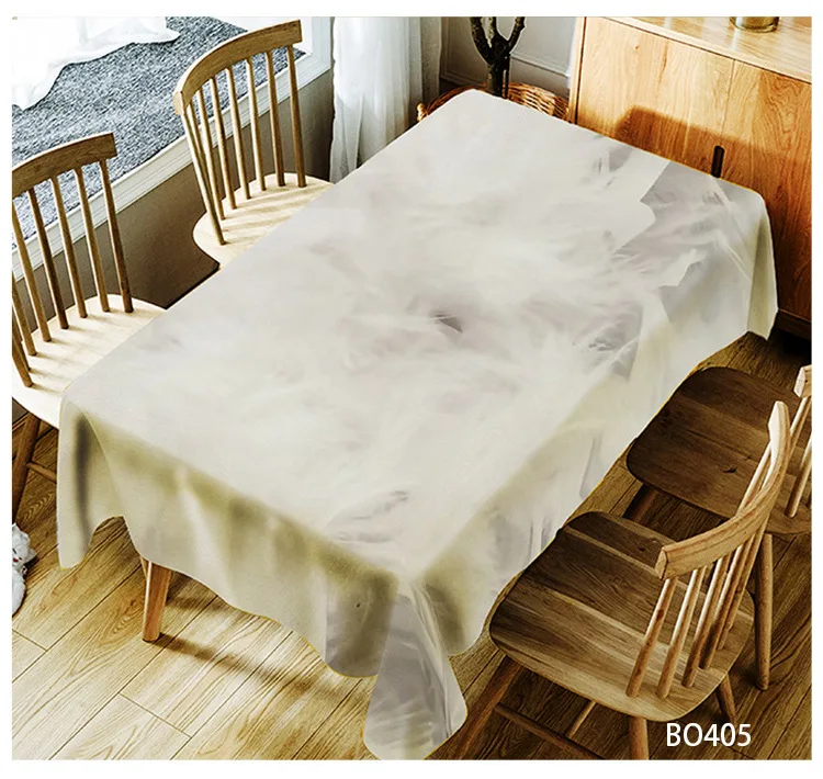 Sketch Beauty Mountain Decorative Tablecloth Waterproof Thicken Rectangular Wedding Home Dining Table Cover Tea TableCloth | Дом и сад