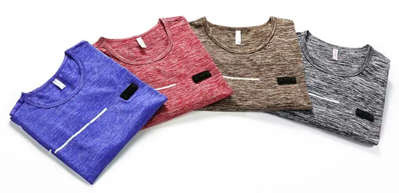 Летние брендовые быстросохнущие мягкие удобные облегающие футболки мужская