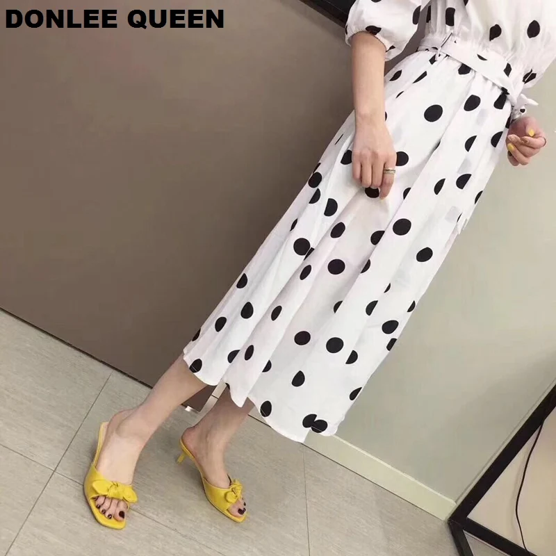 DONLEE QUEEN/2019 г. летние шлепанцы женские сабо современные дизайнерские флип флопы на