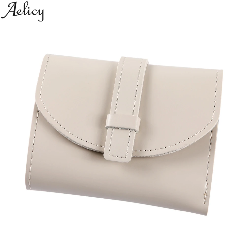 Aelicy, новые женские яркие цвета, простые клатчи, кошелек, бумажник ручной работы, дизайнерские Pu кожаные держатели для карт, модный кошелек высокого качества