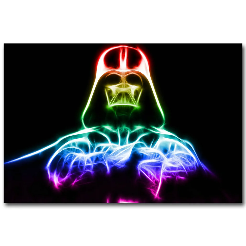 Дарт Вейдер-Звездные войны 7 The Force Awakens художественный Шелковый плакат с принтом