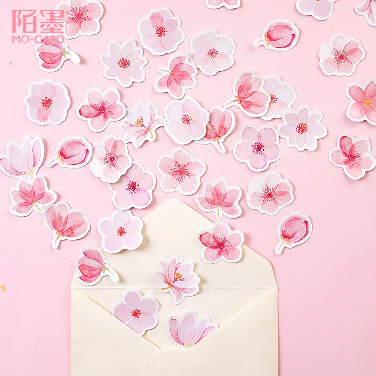 45 шт./упак. Sakura показать наклейки декоративные канцелярские Скрапбукинг Diy