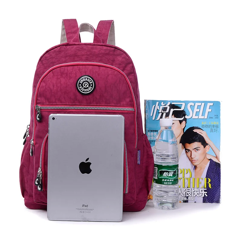 Женский рюкзак водонепроницаемый нейлоновый портфель для школы сумка