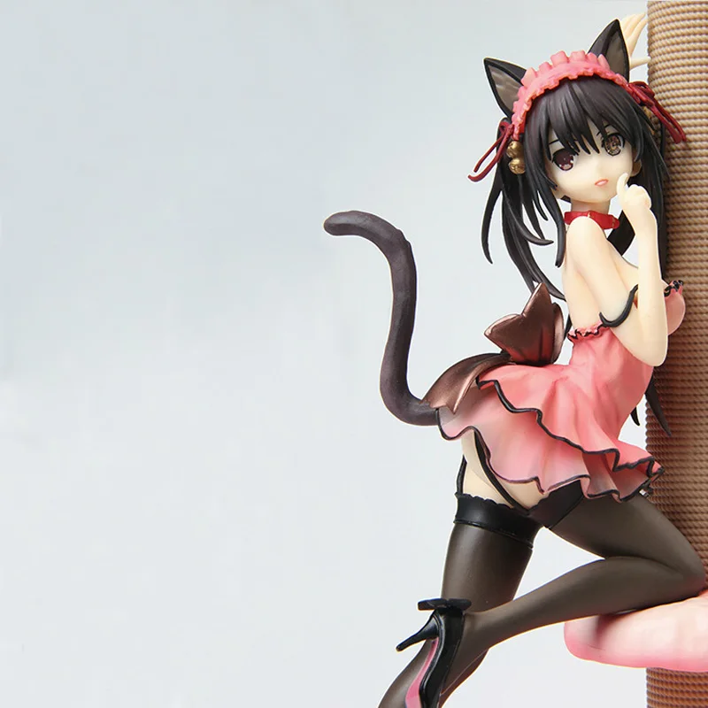 Нижнее Белье для сна с кошачьими ушками аниме модель Tokisaki Kurumi|Игровые фигурки и