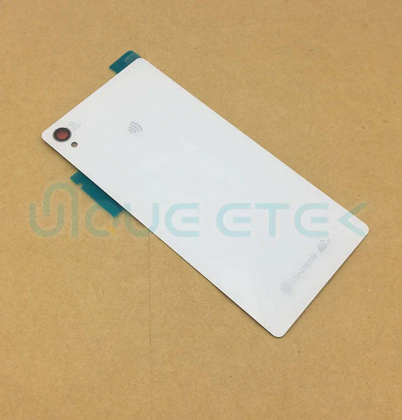 Для Sony Xperia Z3 Dual SIM (4G версия) чехол со стеклянной задней батареей с NFC наклейкой D6633