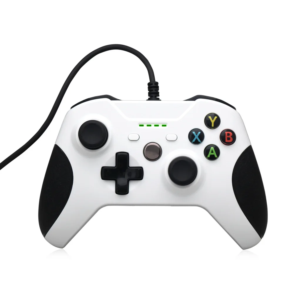 Новинка для Xbox One S проводной USB игровой контроллер с 4 светодиодный ными