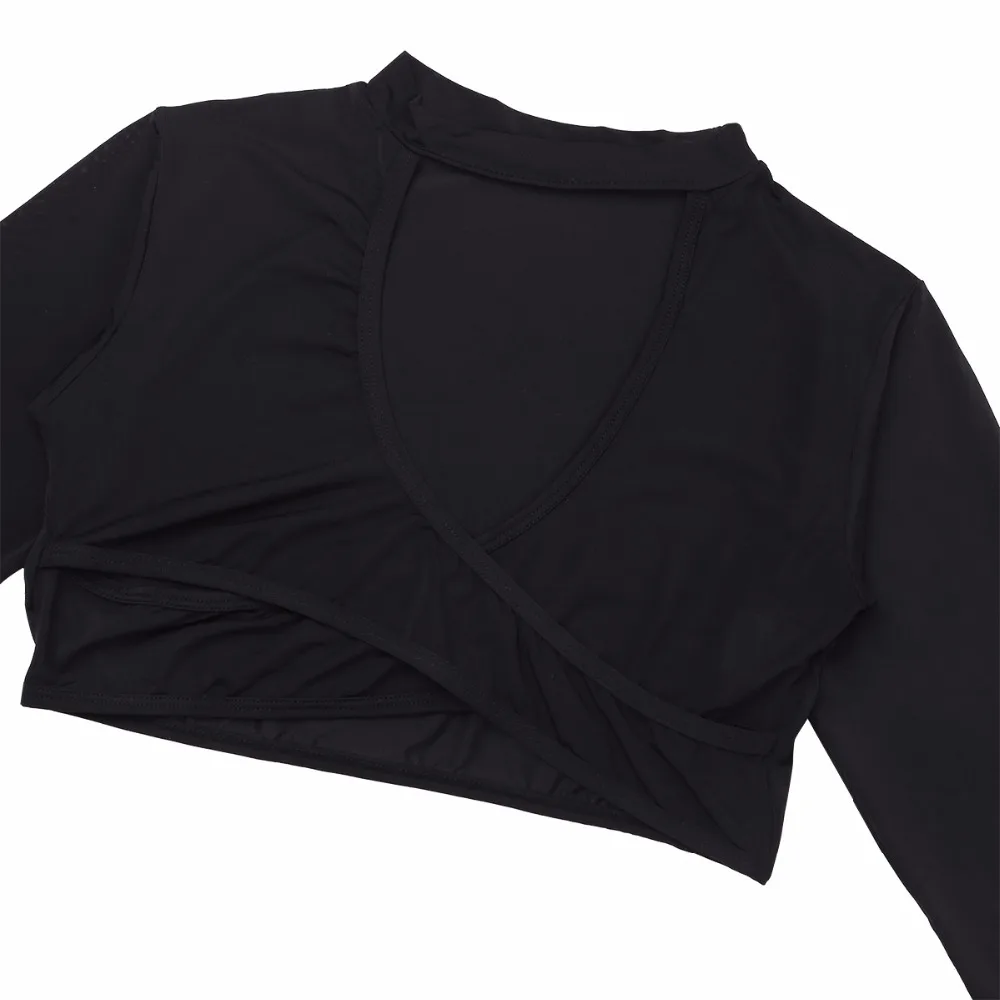 Женские Модные Косплэй костюм секретарши форма сексуальный костюм Slim Fit Одежда с длинным рукавом укороченный топ с мини-юбка и стринги