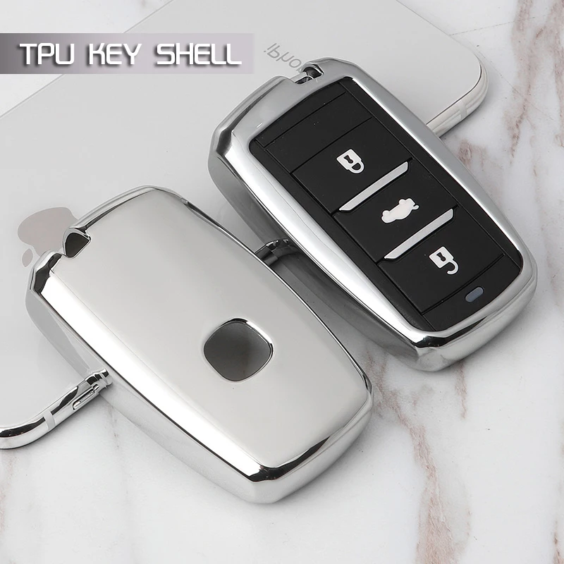Чехол для автомобильных ключей мягкий ТПУ чехол брелка с дистанционным