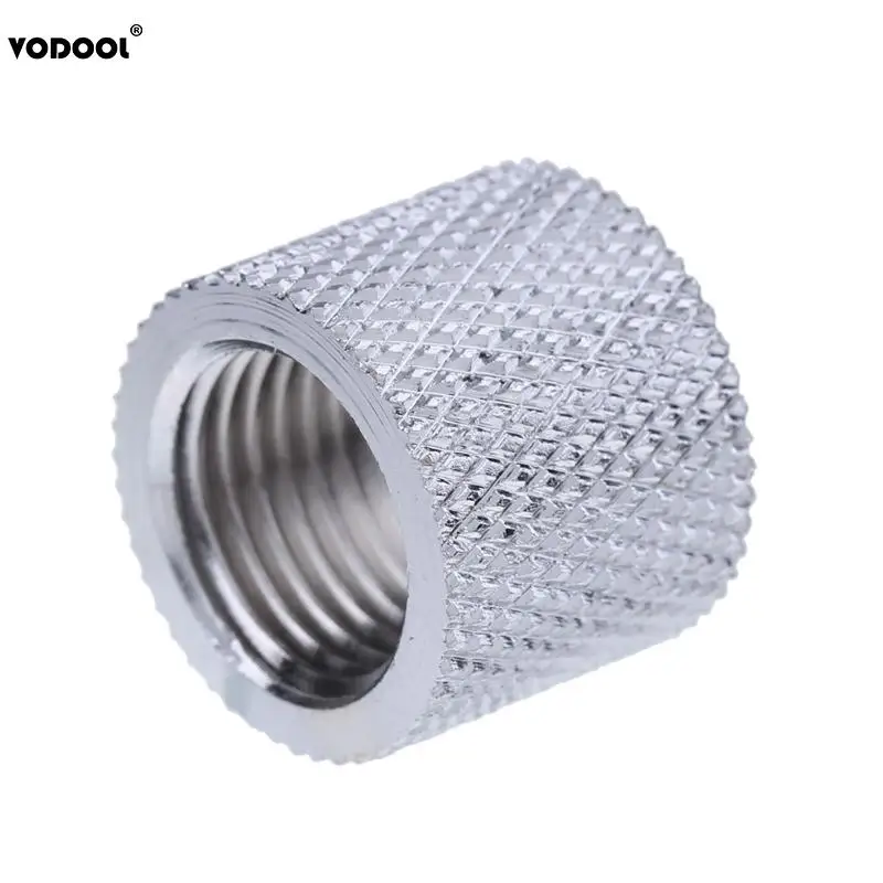 

G1/4 Inner Thread Water Tube Connector Adapter 17mm Diameter 15mm Length Tube Adapter for PC Water Cooling Cooler System