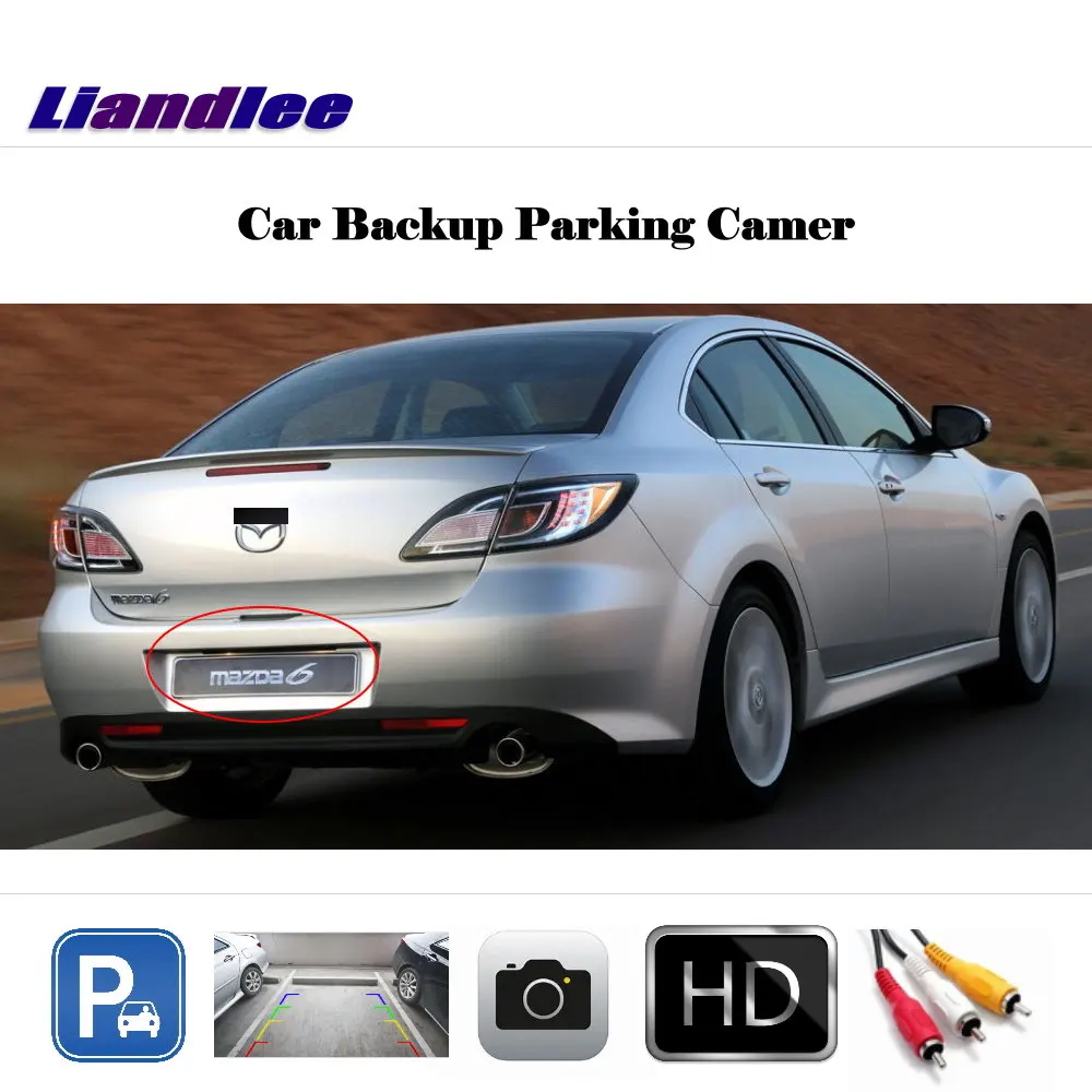 Автомобильная камера заднего вида Liandlee для Mazda 6 Mazda6 / Atenza 2012 ~ 2014 оригинальный