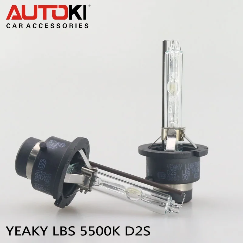 100% Оригинальные Сверхъяркие ксеноновые фары Autoki Yeaky LBS Series 35 Вт D2S D2H D4S 9005 H11 HID