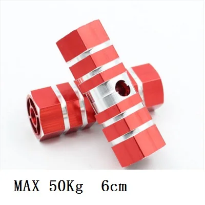 6cm 1pair Red Педали MTB дорожный велосипед городской складной велосипед электрический велосипед задний заднее сиденье педаль заднего колеса практичные детали велосипеда - Цвет: 6cm 1pair Red