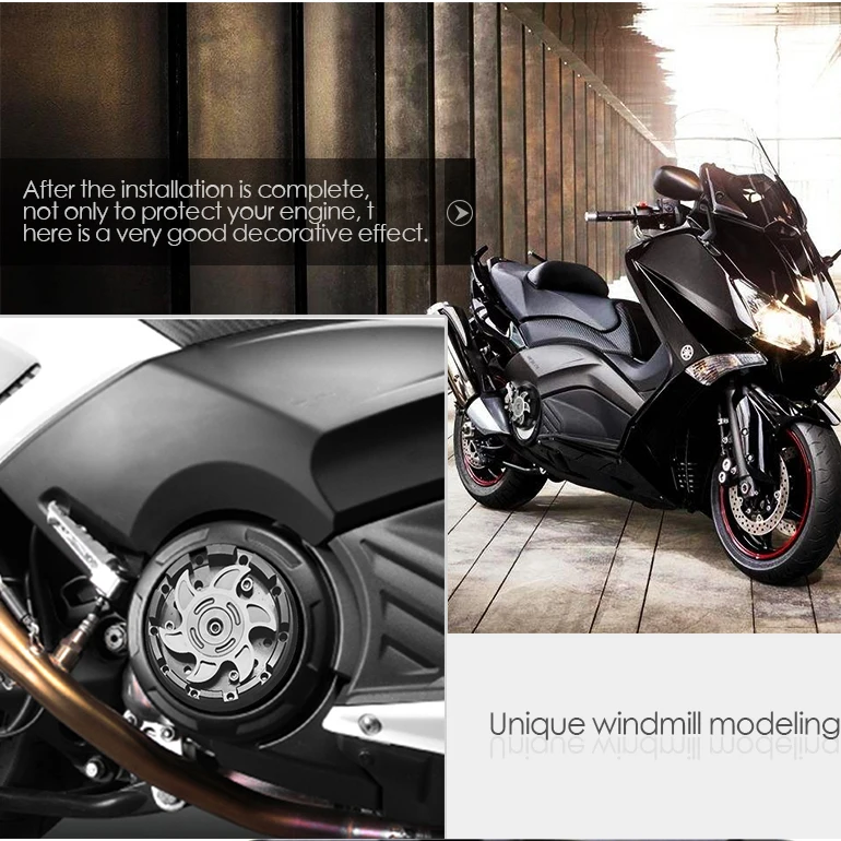 Защитный чехол для двигателя мотоцикла TMAX украшение yamaha TMAX530 500 T MAX 530 2004 2013 2014 2015