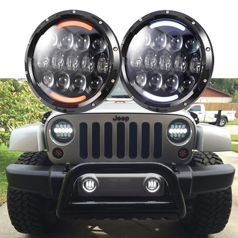 Высокое качество 7 дюймов автомобилей головной светильник сборки led мотоцикл