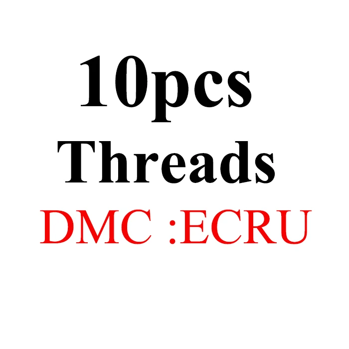 Золотой панно, Multcolor DMC3849-ECRU 10 шт./лот 1,2 м Длина нитки для вышивки крестом хлопчатобумажные швейные Мотки Вышивка нитками мулине Наборы - Цвет: 1.2m10pcs-DMCECRU