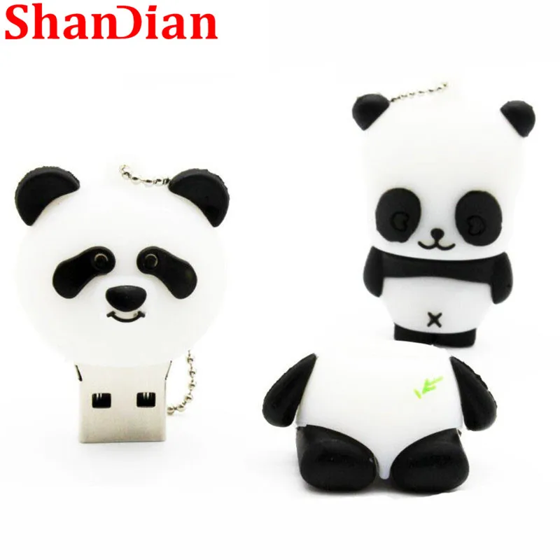 USB флеш накопитель SHANDIAN в виде животного панды 16/32/64 ГБ|USB флэш-накопители| |