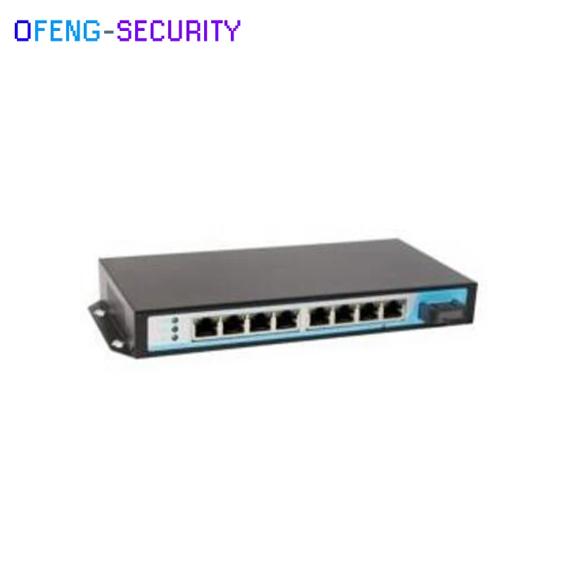 Коммутатор POE 100 м 8 портов AF PoE и 1 одноволоконная полоса пропускания Uplink: Гбит/с |