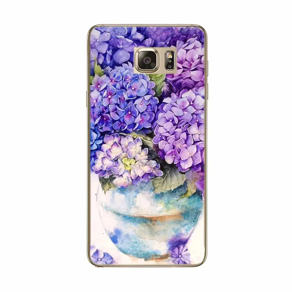 Чехол для SamSung S7 S8 плюс A7 A3 A5 2017 S6 край S5 Примечание 5 3 чехол телефона цветы