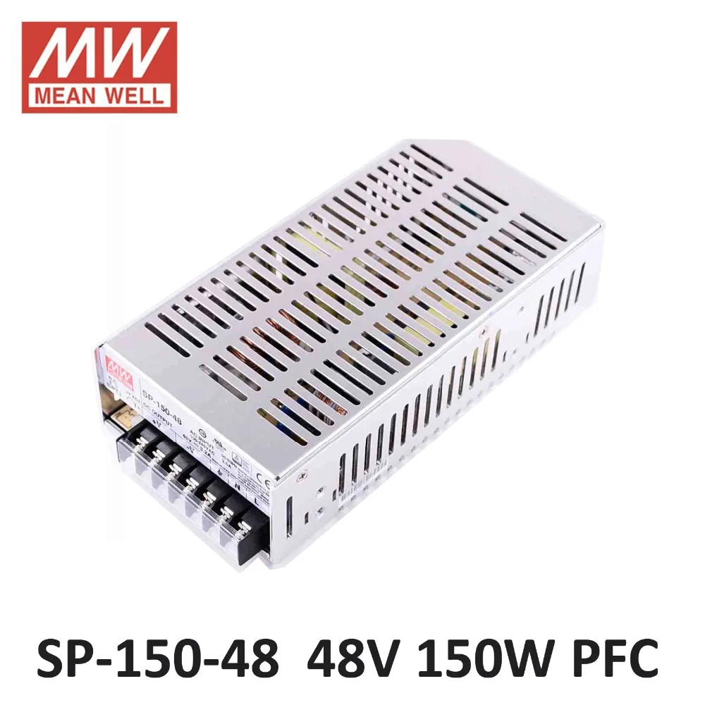 лабораторный блок питания MEAN WELL SP-150-48 48 В 3.2A 150 Вт PFC функция 85-264VAC вход