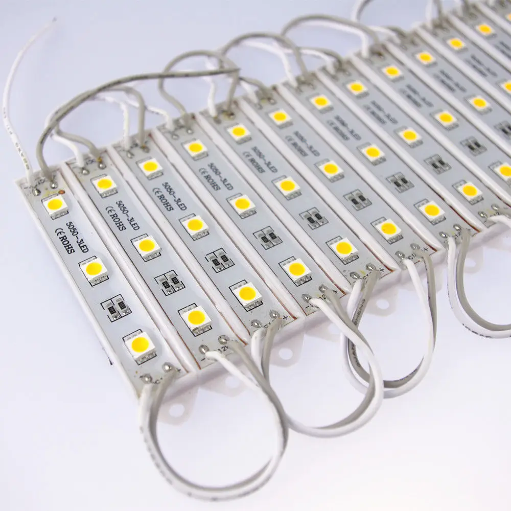 Сверхъяркая СВЕТОДИОДНАЯ лента SMD 100 5050 шт./лот 3 светодиода водонепроницаемая|smd