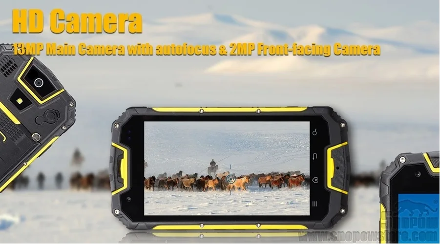 SNOPOW M5P IP68 4G рация прочный телефон 2 Гб+ 16 ГБ Android 5,1 MTK6735 четырехъядерный 1,2 ГГц 4700 мАч 13,0 МП разблокированный смартфон