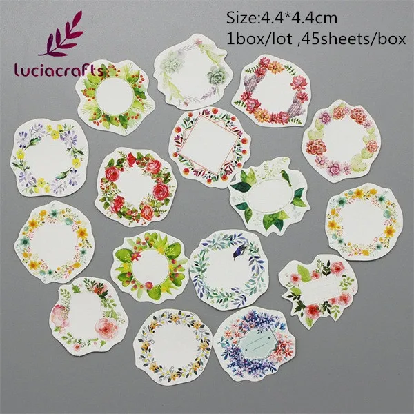 Style 2 CH1224 Lucia crafts 1 коробка Счастливого Рождества/гирлянда альбом для скрапбукинга декоративный бумажный стикер DIY ручной работы подарочная упаковка этикетка CH1224 - Цвет: Style 2