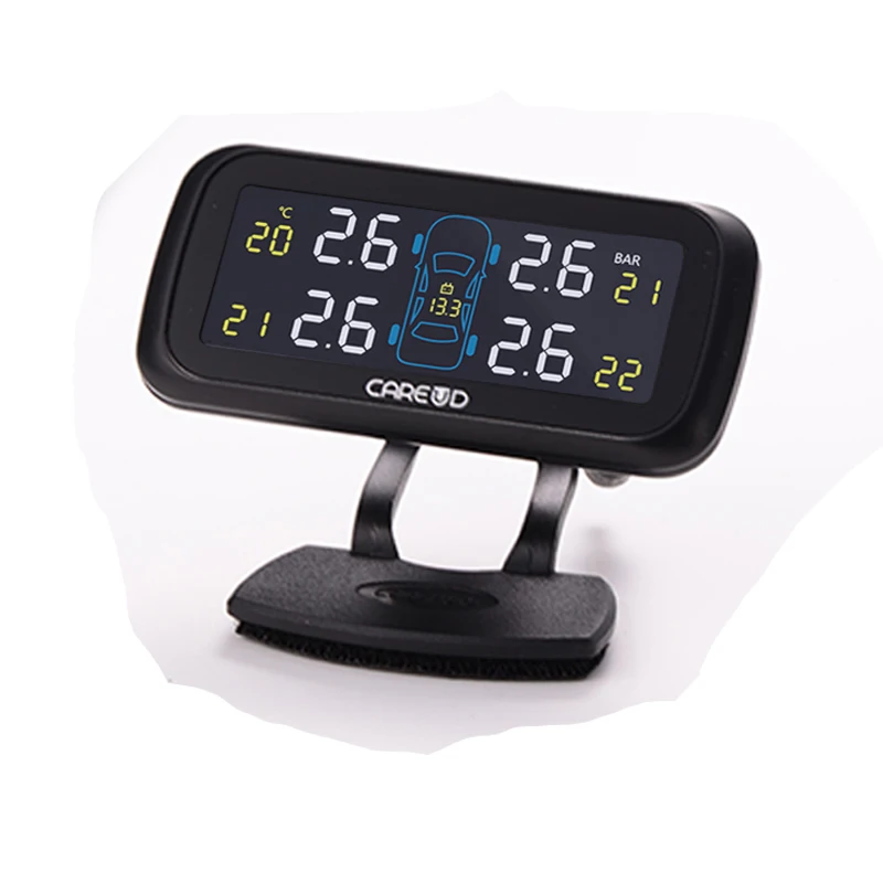 CAREUD U903 TPMS система контроля давления в шинах с 4 интернами сенсор сигарета блок питания для всех автомобилей Автомобильная электроника TPMS
