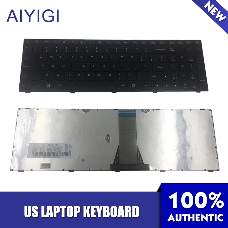 AIYIGI US черная клавиатура для ноутбука Lenovo IdeaPad G50 70 45 70AT 30 70m Z50 75 B50 70|Клавиатуры