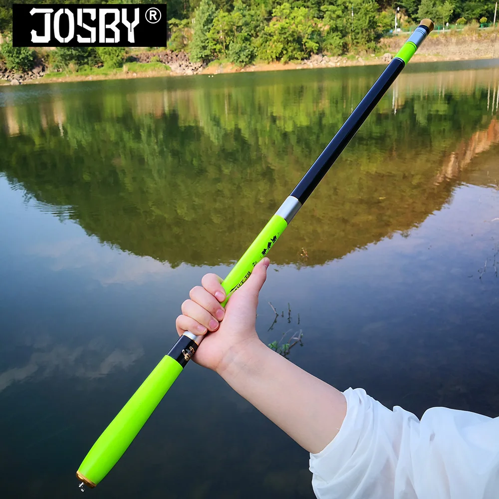 JOSBY телескопическая удочка из углеродного волокна 3 6 М 4 5 м 7 2 ультра светильник