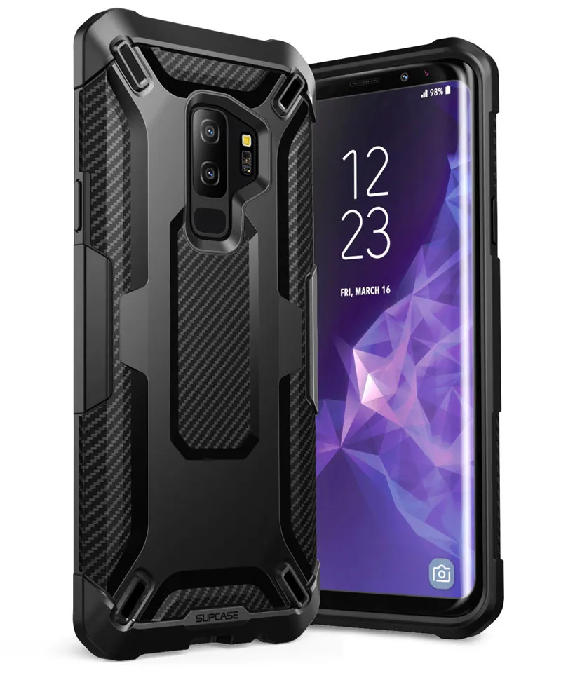 SUP чехол для Galaxy S9 Plus, единорог, жук, серия TPU+ Жесткий Поликарбонат, Премиум гибридный защитный чехол, задняя крышка