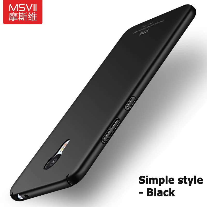 Чехол для Meizu M3 Note ультратонкие Матовые чехлы Msvii M3s Mini жесткий чехол S из