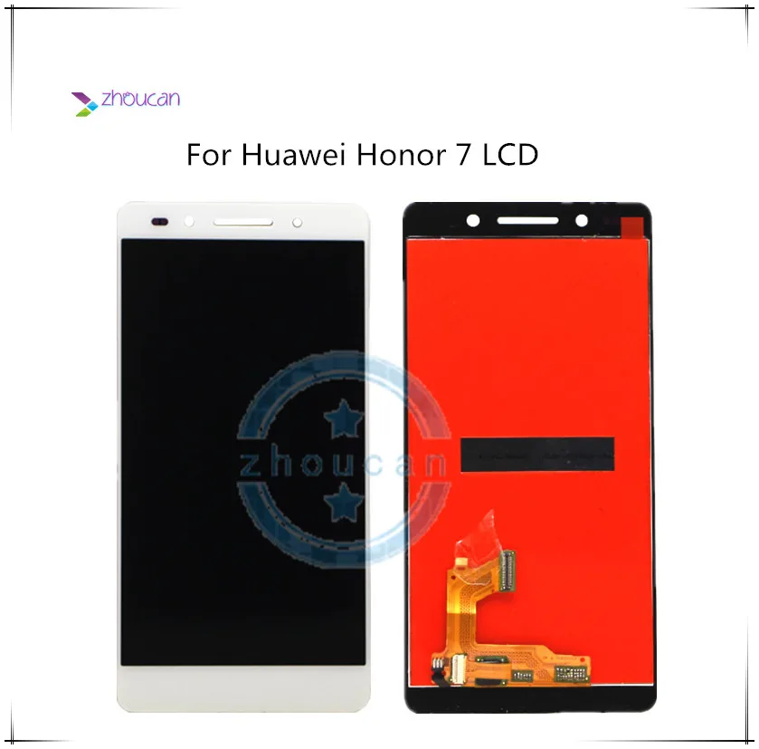 Для huawei Honor 7 ЖК-дисплей Дисплей + Сенсорный экран 100% новое дигитайзер Стекло
