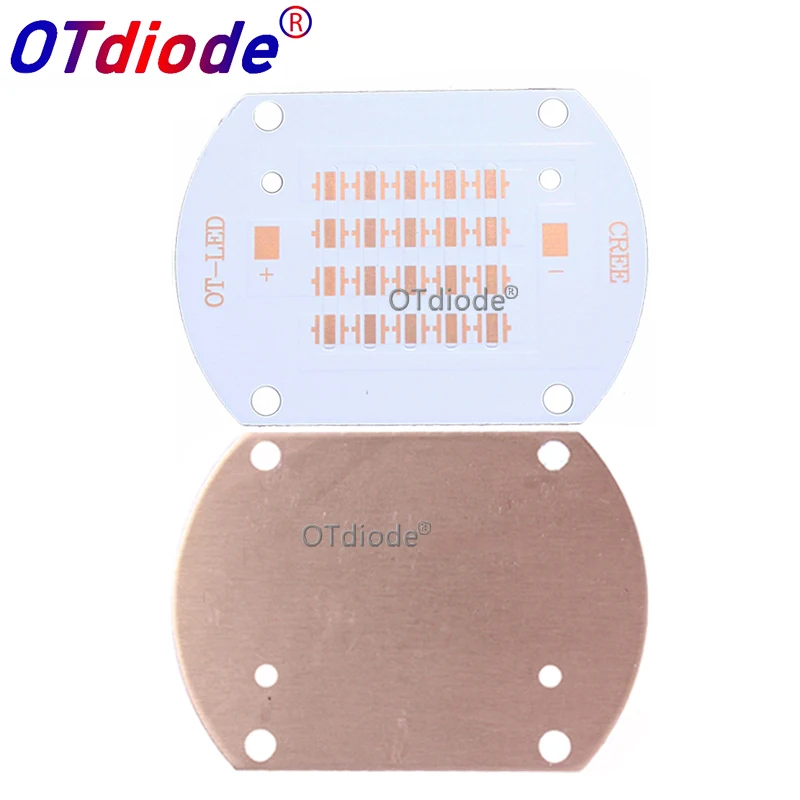 Cree XPE/XTE/XPG/XPL/XML светодиодная плата Cooper PCB led теплоотвод Тепловая разделительная