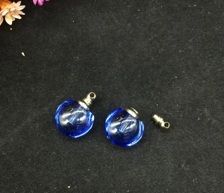 

20 шт./лот, со стразами, с винтовой крышкой, флакон, кулон, мини флакон для духов, кристалл, кулон, имя или рисовое искусство, безделушка, ювелир...