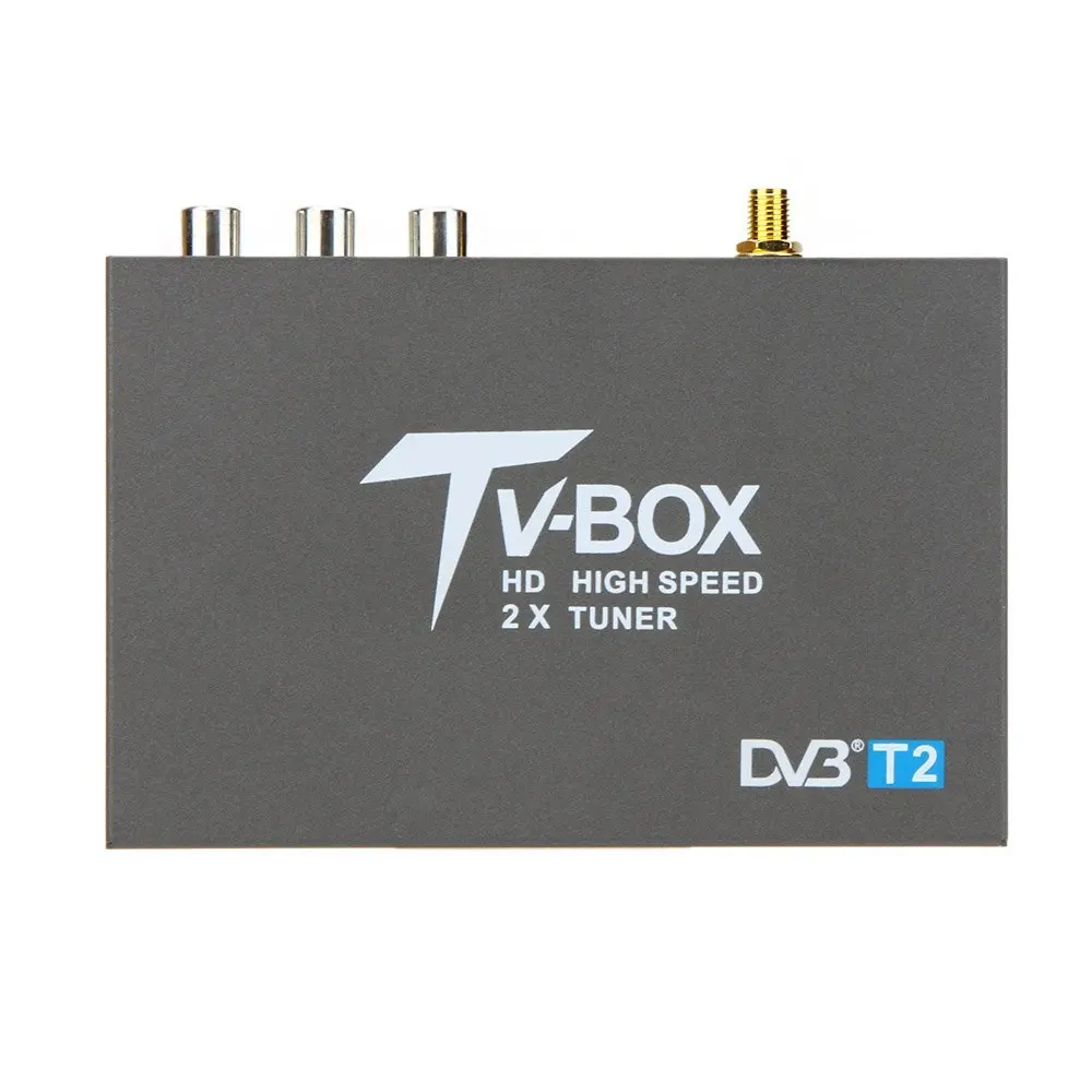DVB T2 цифровой ТВ конвертер коробка быстрое декодирование мобильный