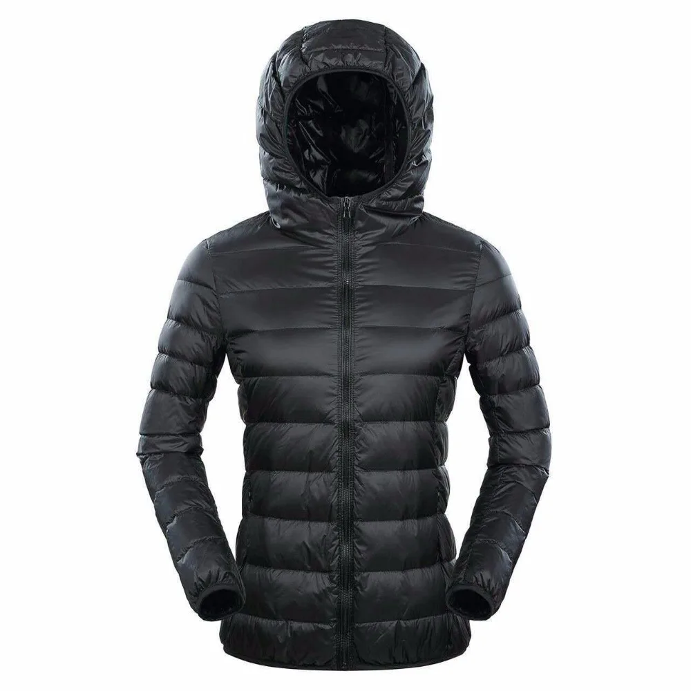 Женский ультра легкий пуховик NewBang тонкая теплая ветровка с перьями 5XL 6XL 7XL для
