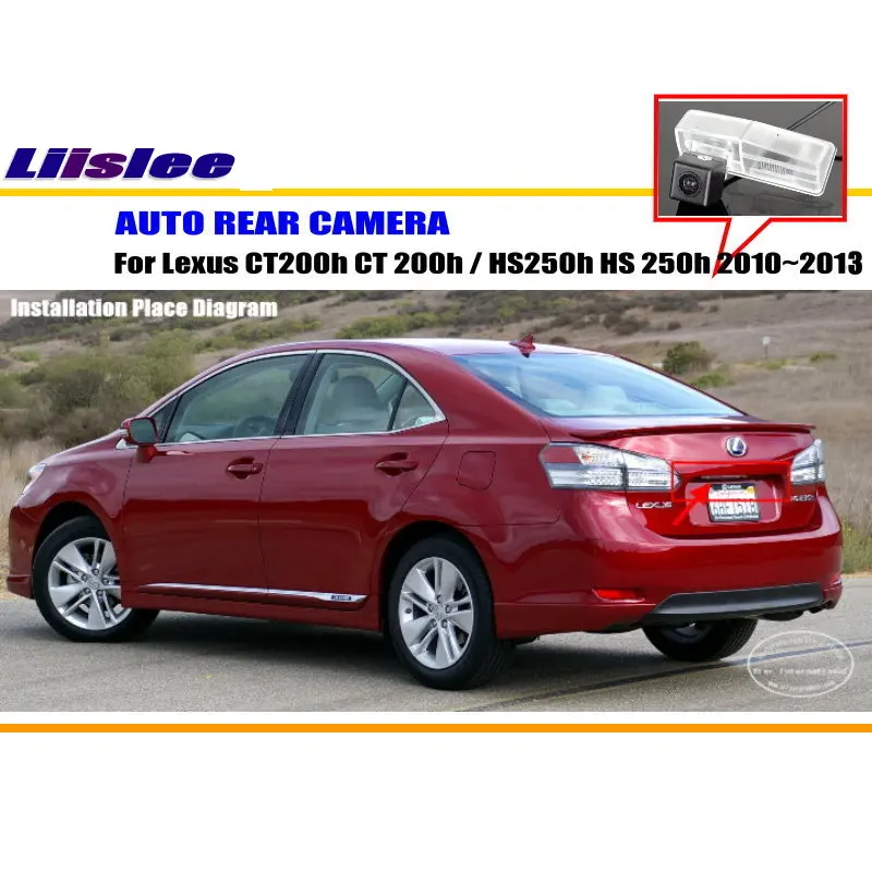 Автомобильная камера Liislee для Lexus CT200h CT 200h / HS250h HS 250h 2010 ~ 2013/камера заднего вида/NTST