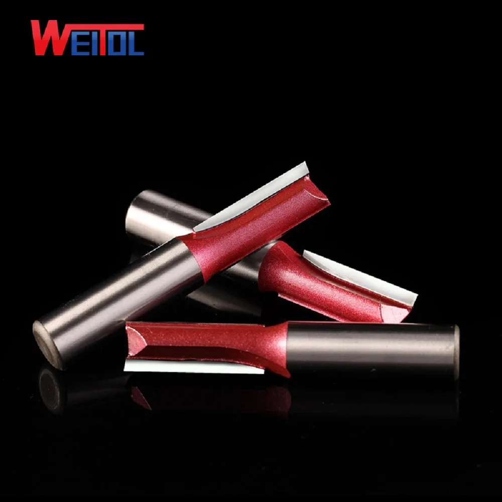 Weitol 1 шт. 1/2 дюйма двойные канавки метрические прямые биты деревообрабатывающие