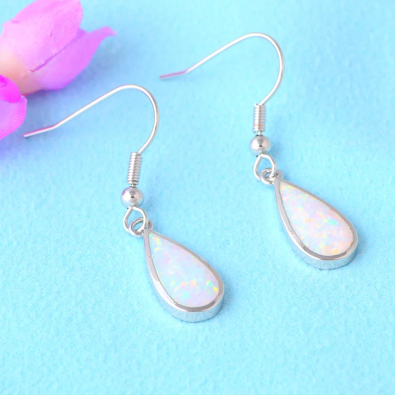 Харизматичный Мода 2016 г. Новый стерлингового серебра наложения Белый огненный